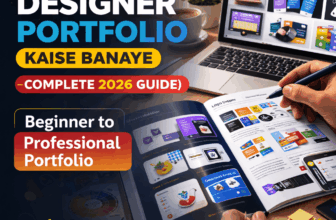 Graphic Designer Portfolio Kaise Banaye (Complete 2026 Guide) | Beginner to Professional Portfolio