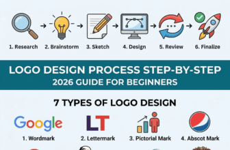 Logo Design Process Step-by-Step (2026 Guide for Beginners)  7 Types of Logo Design
