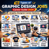 10 Types of Graphic Design Jobs (Career Guide 2026) | Graphic Designer Career Options