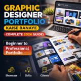 Graphic Designer Portfolio Kaise Banaye (Complete 2026 Guide) | Beginner to Professional Portfolio