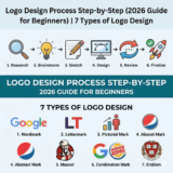 Logo Design Process Step-by-Step (2026 Guide for Beginners)  7 Types of Logo Design